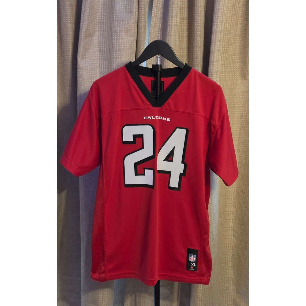 NFL Team Apparel Devonta Freeman Atlanta Falcons Jersey Youth Size XL Red